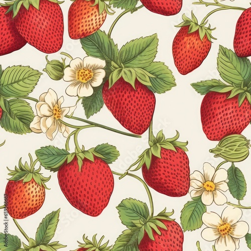 strawberry pattern