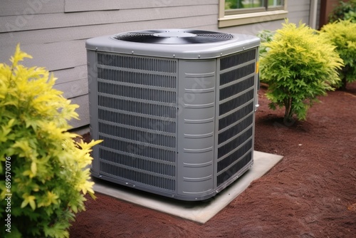 view of an hvac units outdoors unit fan © altitudevisual