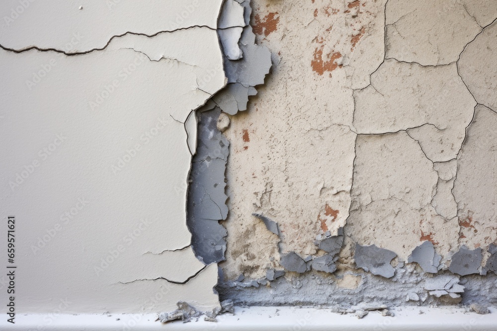 masonry adhesive and crack sealant filled in wall fractures Stock Photo ... - Adhesive Crack Fill Paint Apartment Walls