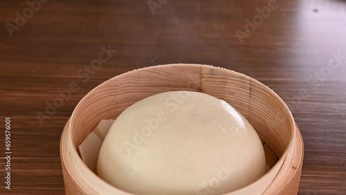 あんまん　湯気が出る