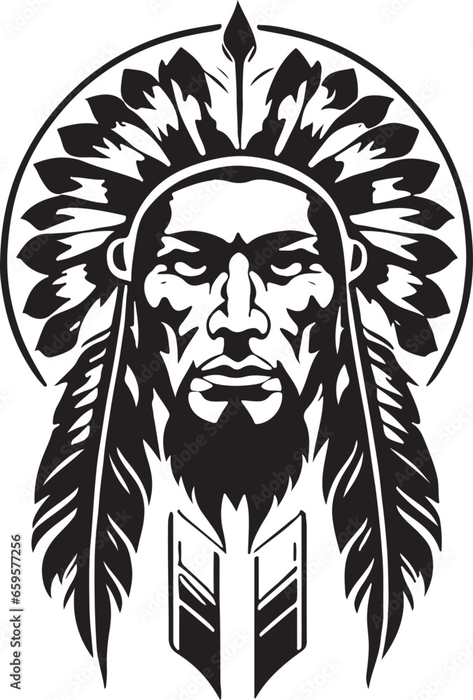 Obraz premium Pretty exquisite Native American Aboriginal drawing