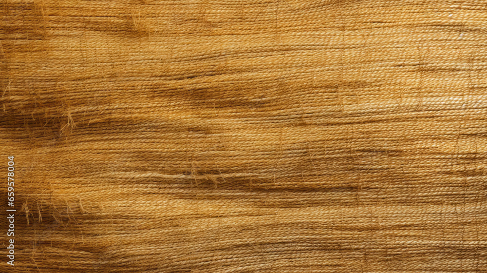 A dense, woven jute texture with nuances of yellow A dense, woven jute texture with nuances of yellow