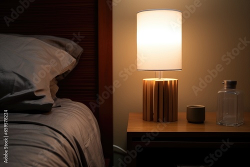 a torchlight ready at a homes nightstand