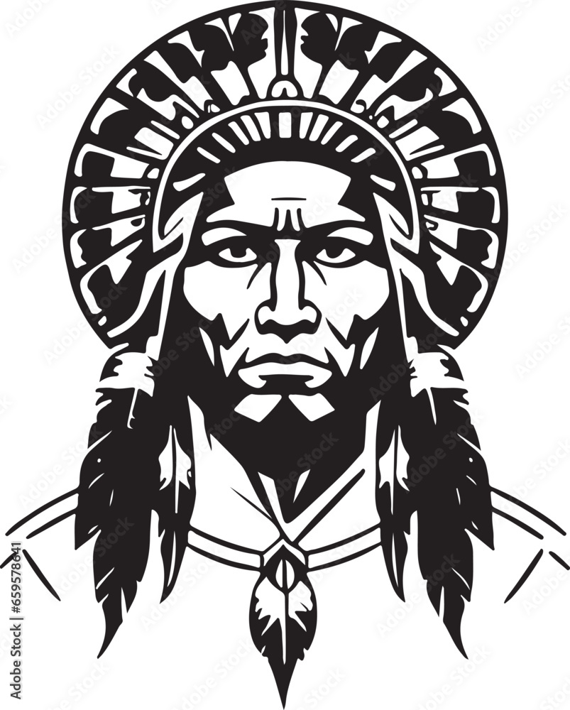 Obraz premium wonderful vector art Native aboriginal symbol