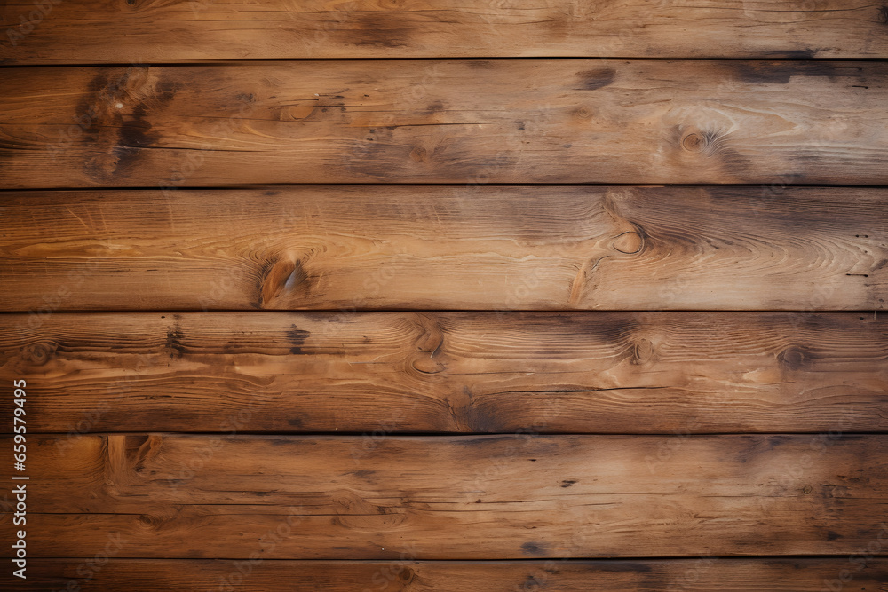 Fototapeta premium Dark brown wooden background with high resolution. Top view Copy space