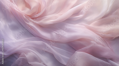 A soft, delicate background of a tulle fabric 