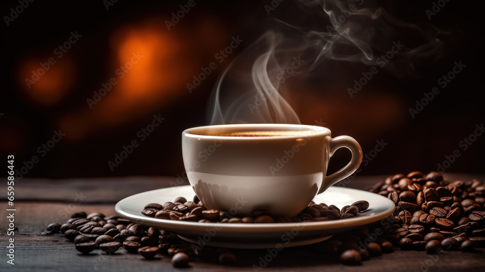 Dark and Moody Coffee Scene Dark and Moody Coffee Scene