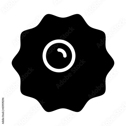 Solid Egg omelet icon