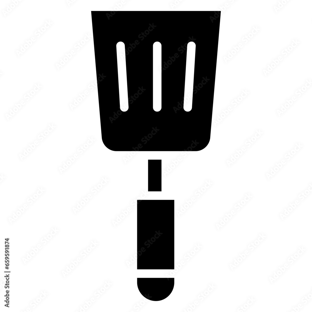 Solid Slotted Spatula icon