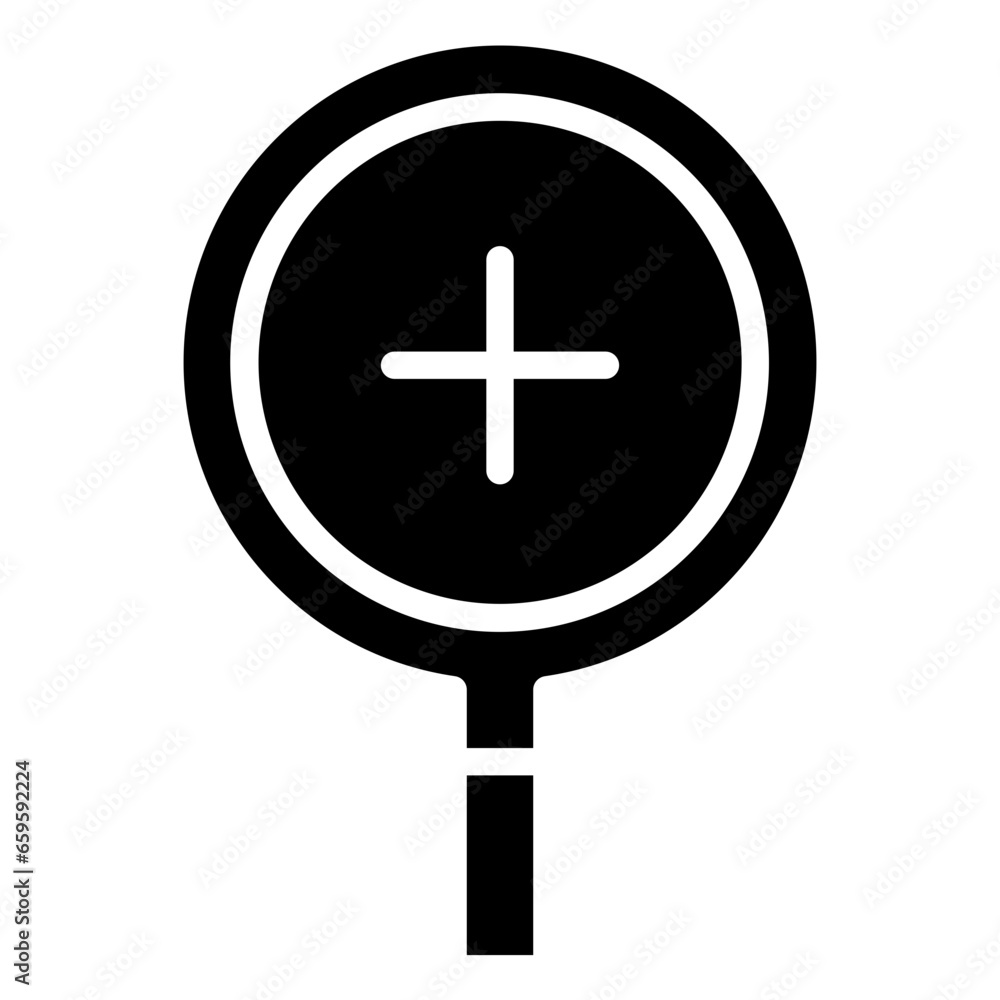 Obraz premium Solid Zoom icon