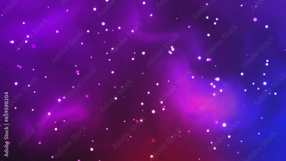abstract background with particles, slow motion glowing particles on blue background, seamless 4k loop animation abstract background with particles, slow motion glowing particles on blue background, seamless 4k loop animation