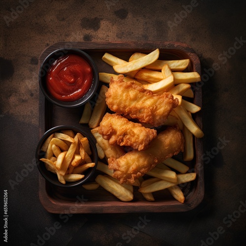 Ryba z frytkami, fish and chips