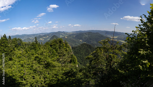 Widoki Górskie, panorama górska w Polsce Szczawnica © Artur Wojtczak 