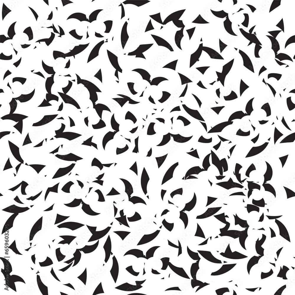 Black and white organic shapes seamless pattern Black and white organic shapes seamless pattern