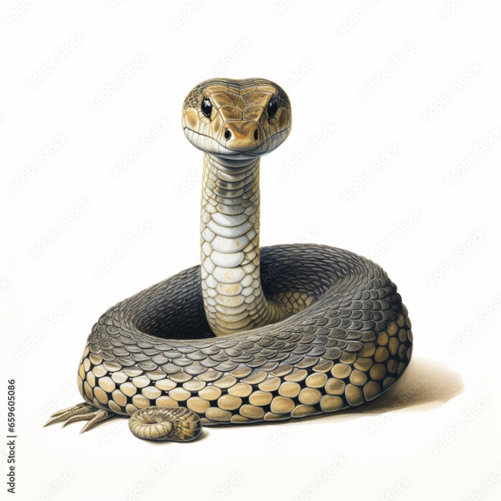 Fototapeta premium cobra portrait