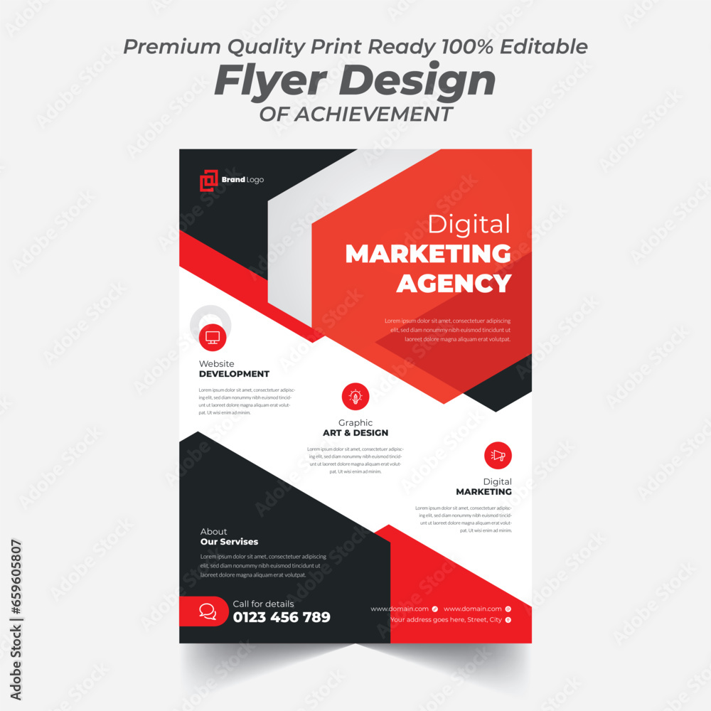 Creative Marketing Strategy Modern Flyer Design Template Creative Marketing Strategy Modern Flyer Design Template