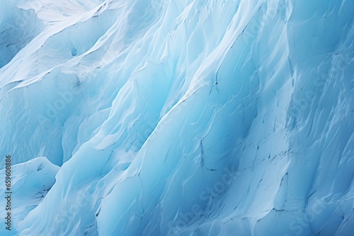 a large glacier with ice