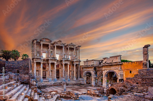 Obraz na płótnie Ephesus Ancient City in Turkey