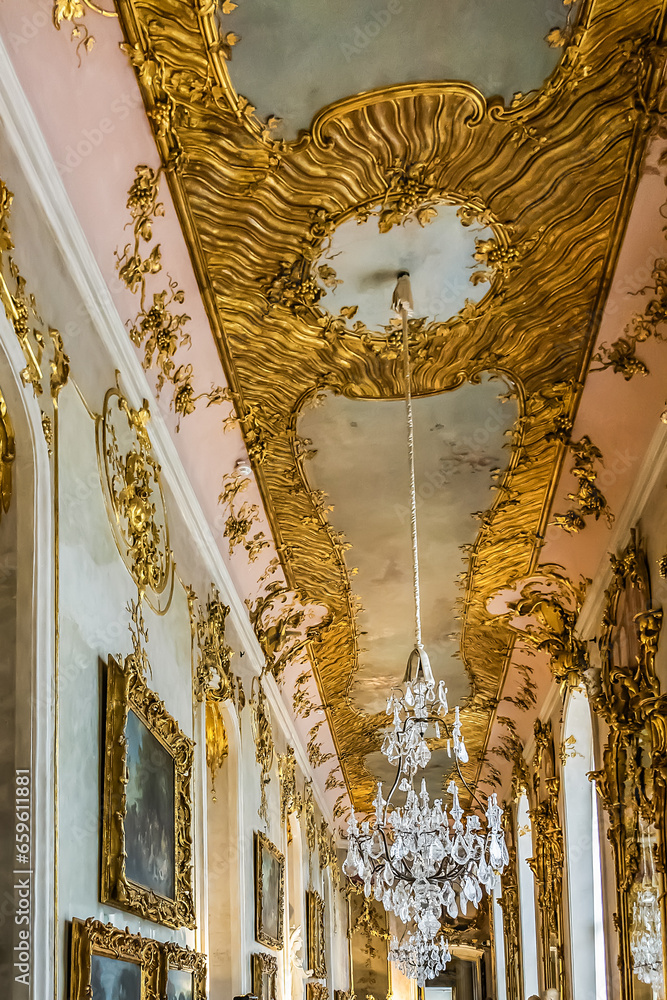 Sanssouci was summer palace of Frederick the Great, King of Prussia