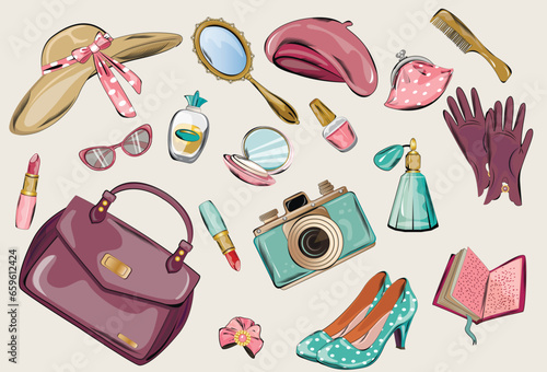  Seth vintage bag hat shoes and accessories