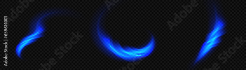 A blue magical whirlpool of light, shimmering highlights flare with brightness.