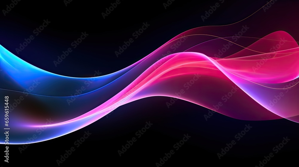Abstract background with glowing neon moving wave lines. Data transfer concept wallpaper Abstract background with glowing neon moving wave lines. Data transfer concept wallpaper