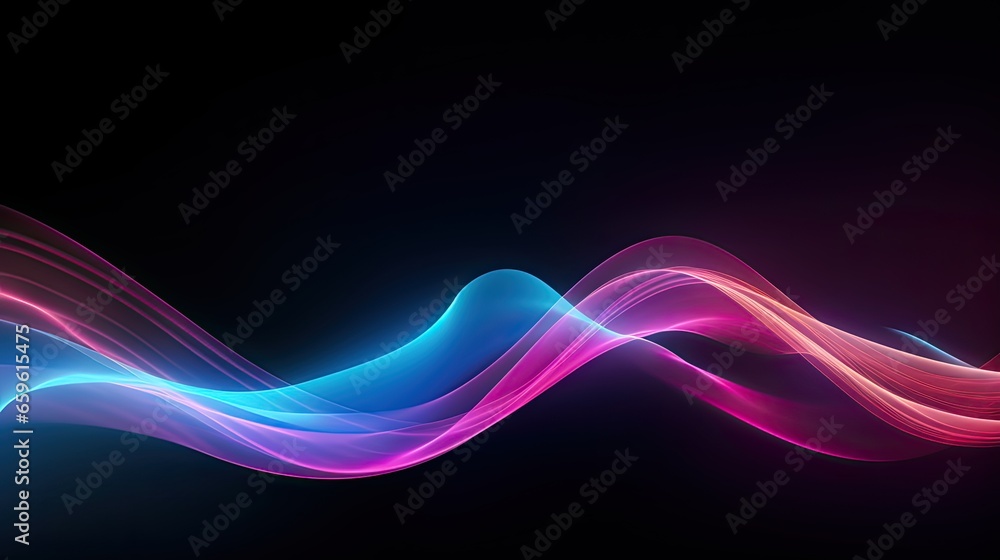 Abstract background with glowing neon moving wave lines. Data transfer concept wallpaper Abstract background with glowing neon moving wave lines. Data transfer concept wallpaper