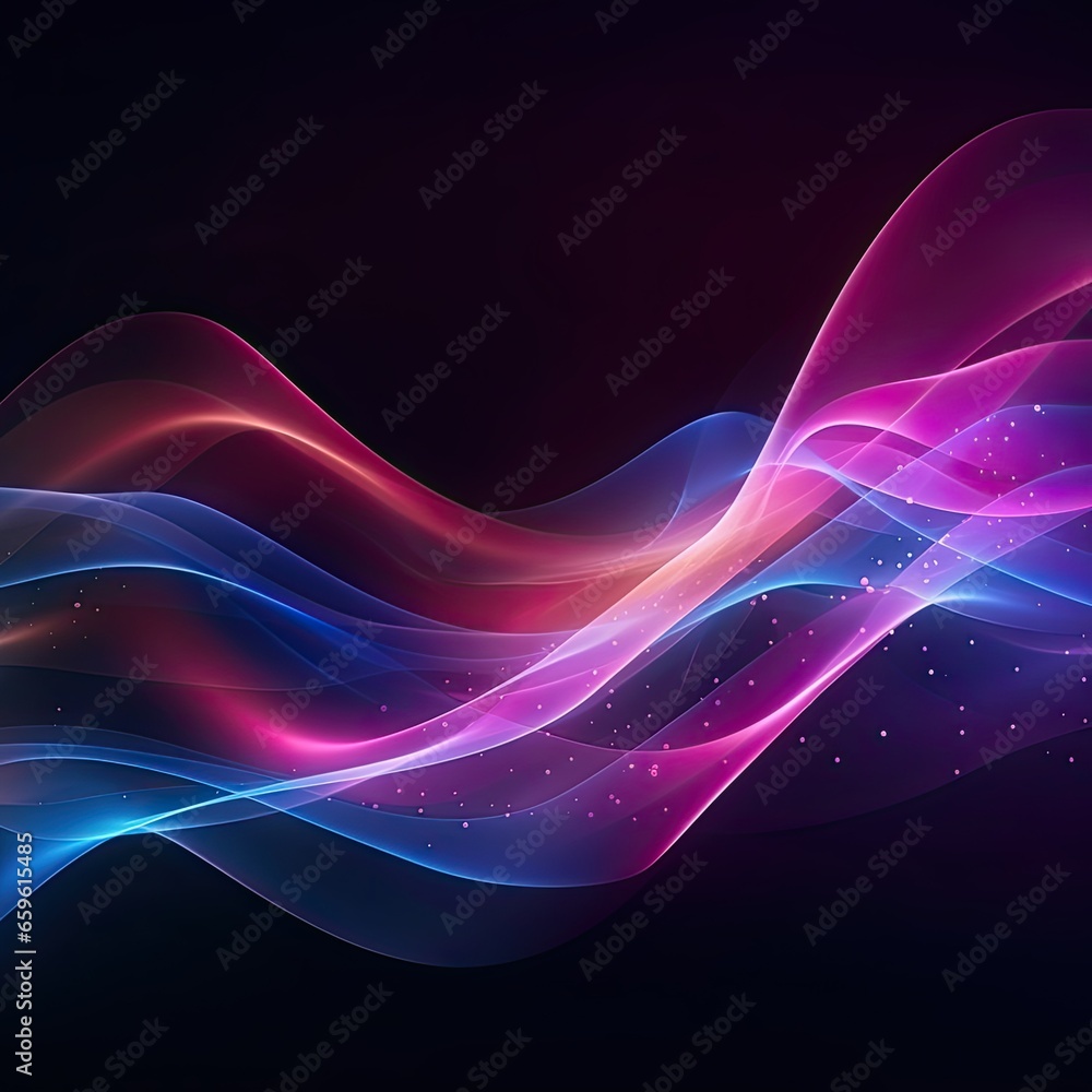 Abstract background with glowing neon moving wave lines. Data transfer concept wallpaper Abstract background with glowing neon moving wave lines. Data transfer concept wallpaper
