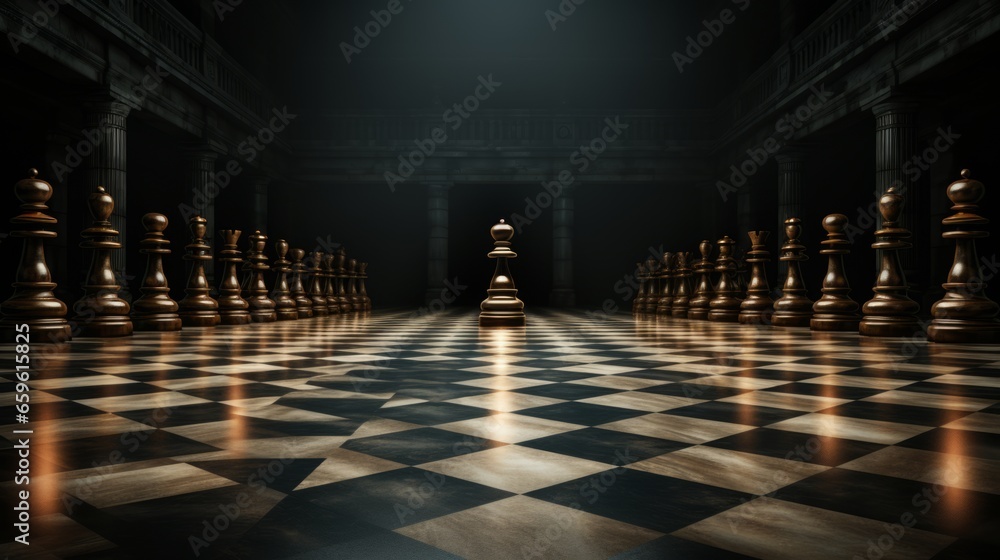 chess board ai generated