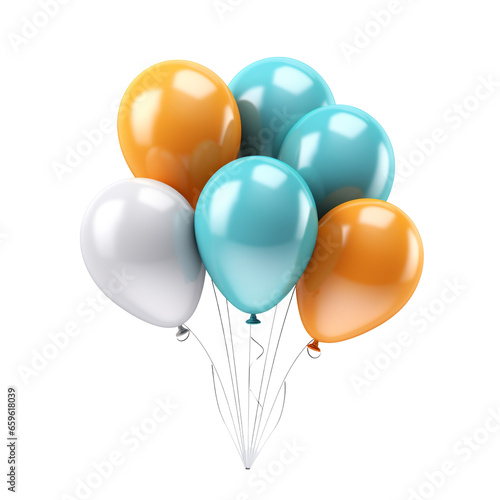 Wallpaper Mural Balloons isolated on white background, no background, png Torontodigital.ca