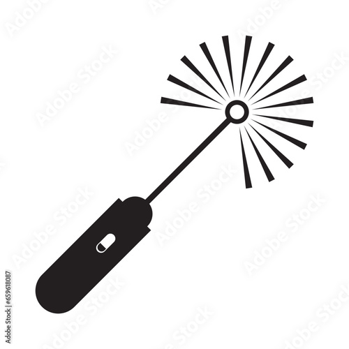 Laser pointer icon