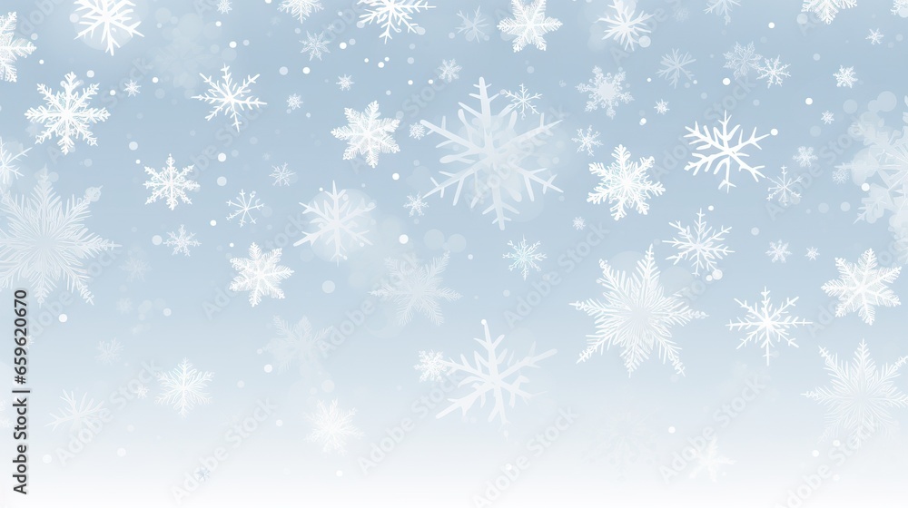 a blue and white background with snowflakes on it. generative ai a blue and white background with snowflakes on it. generative ai