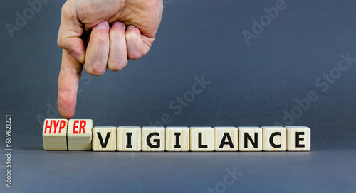 Quadro su tela Vigilance or hypervigilance symbol