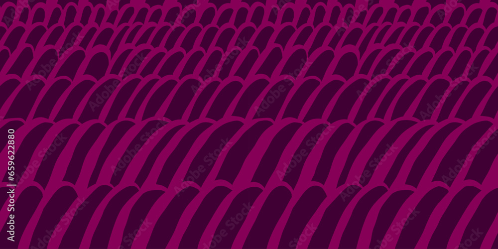 Naklejka premium Vineyard seamless vector handdrawn pattern.
