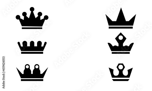crown silhouettes