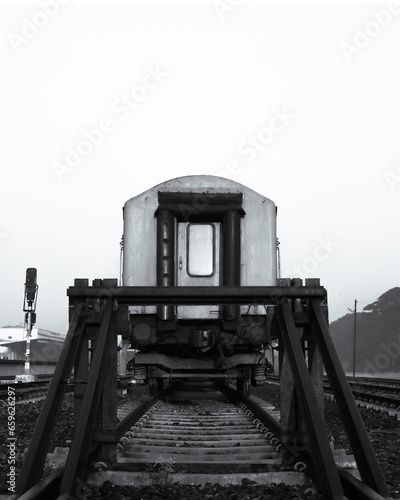train on the railway © Dilshan