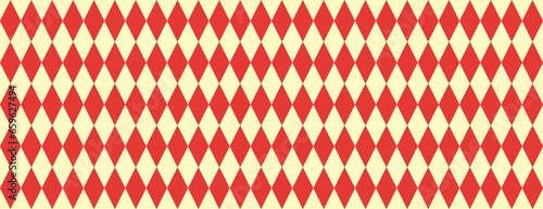 Obraz na płótnie harlequin seamless pattern. rhombus background vector w salonie