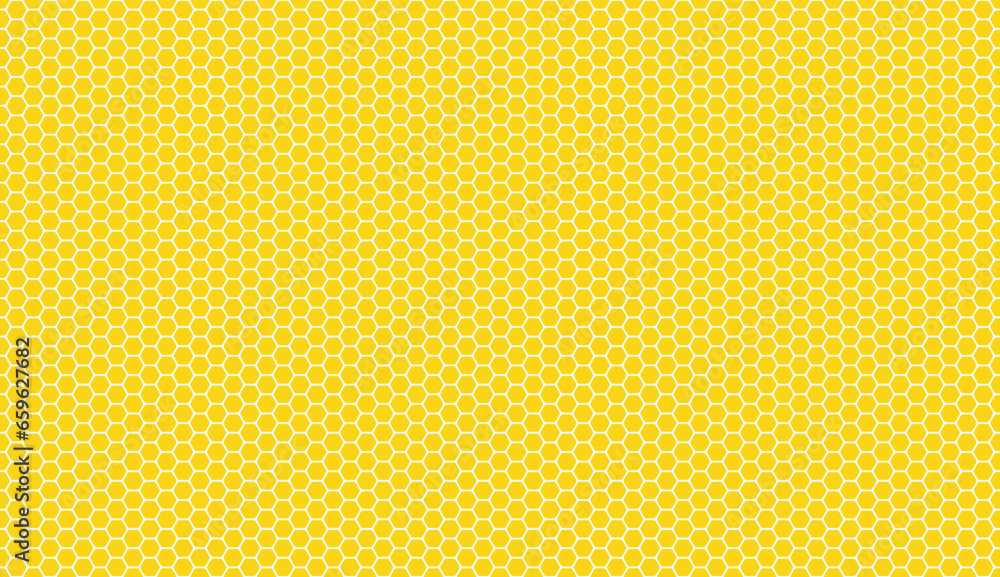 honeycomb pattern. honey background with hexagon geometry - obrazy, fototapety, plakaty 