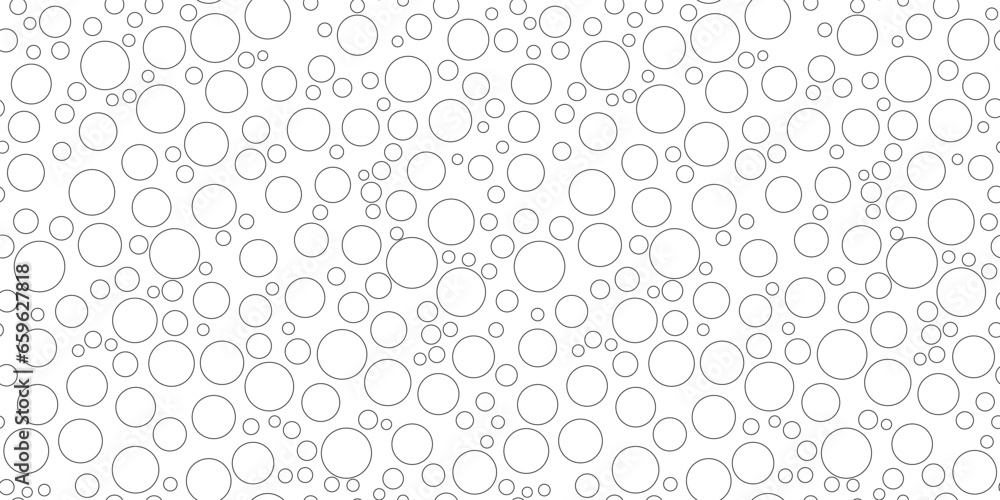 Bubbles soda seamless pattern. white color soap texture. - obrazy, fototapety, plakaty 
