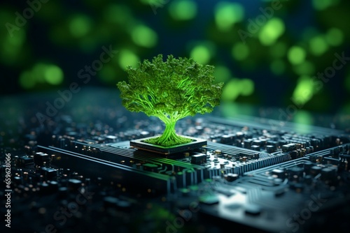Green computing and eco technology merge, fostering IT ethics and environmental responsibility