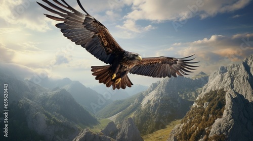 eagle in flight © SHAPTOS