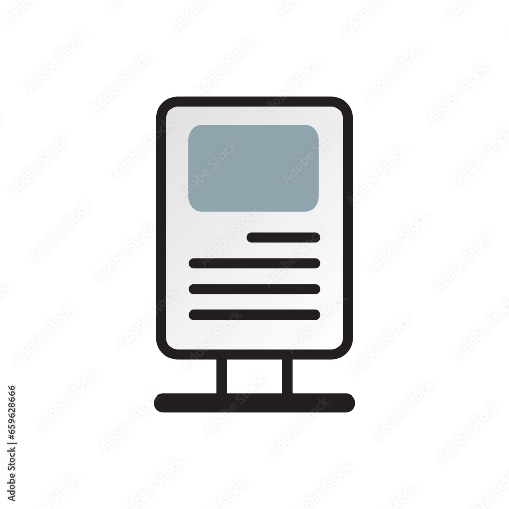 citylight icon - ad sign