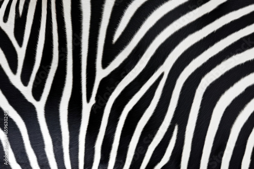 Unique graphic texture of the skin of a wild zebra  a repeated pattern