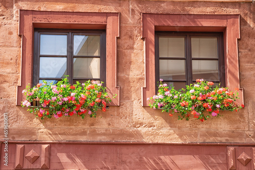 view of Nuremberg on a sunny summer day