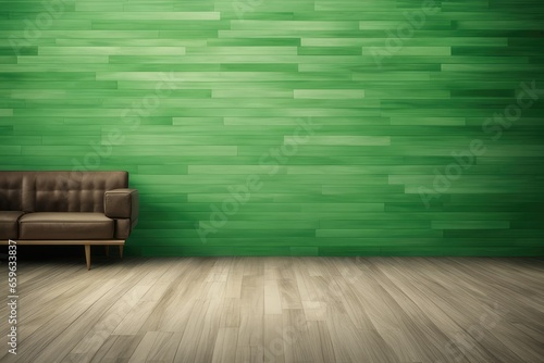 beautiful original background image of an empty space in green tones with a play of light and shadow