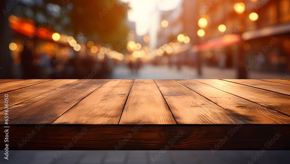 A blank wooden board A blank wooden board