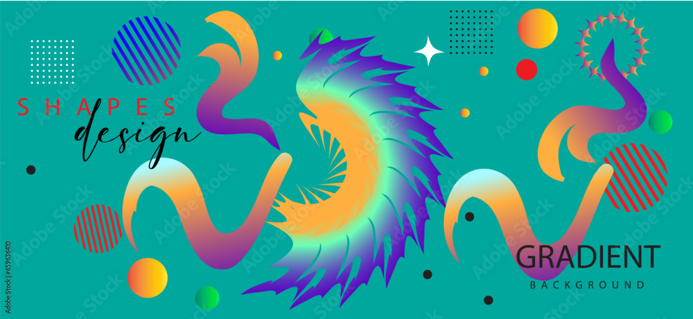 abstract background with colorful geometric Shapes and elements, abstract background with colorful geometric Shapes and elements,
