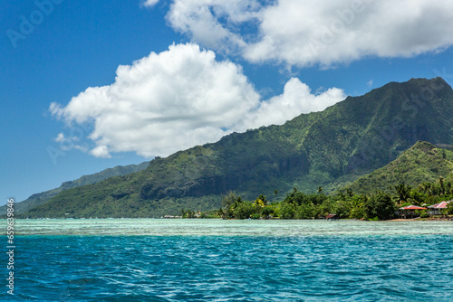 The island of Moorea, French Polynesia