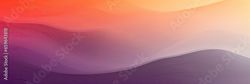 Red orange yellow pink magenta purple blue abstract panorama background. Colors wave gradient. 