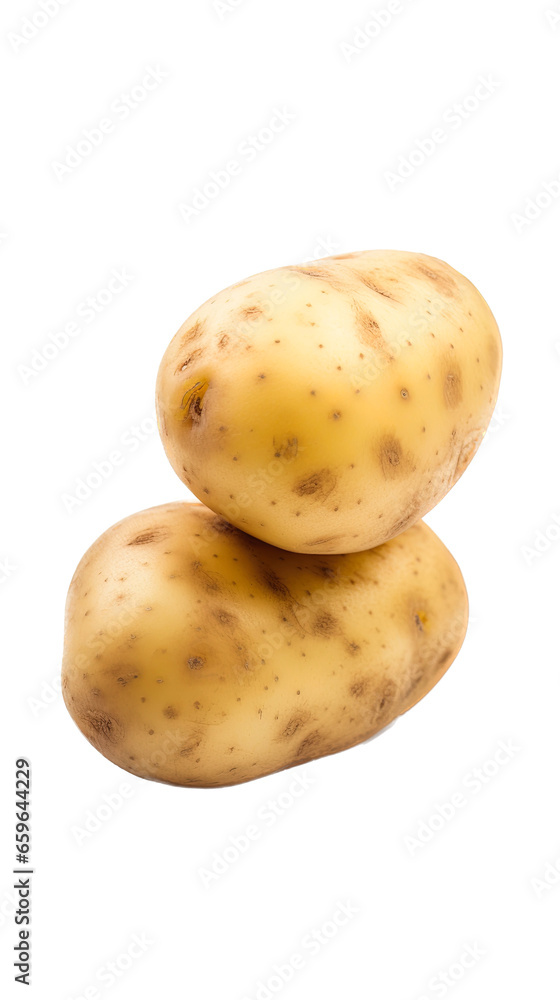 potato isolated on white background potato isolated on white background